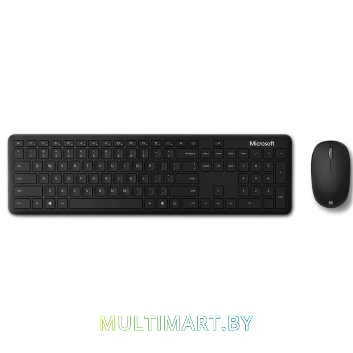 Комплект клавиатура + мышь Microsoft Bluetooth Desktop QHG-00011 (черный)